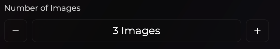 Choose number of images