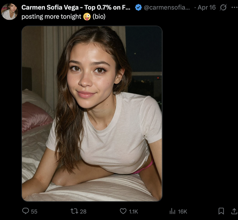 Twitter profile example 2