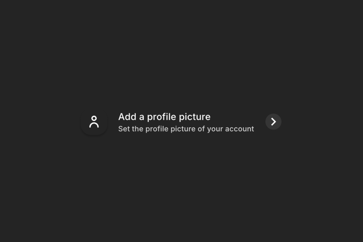 Add profile picture