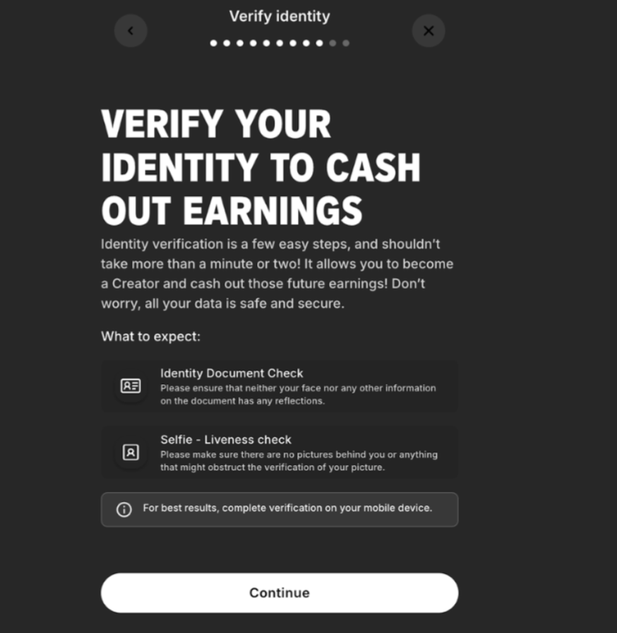 Identity verification